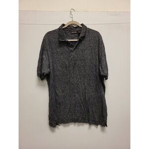 Sun River Clothing Co Mens Polo Shirt Size L 70% Silk 30% Cotton Knit Top